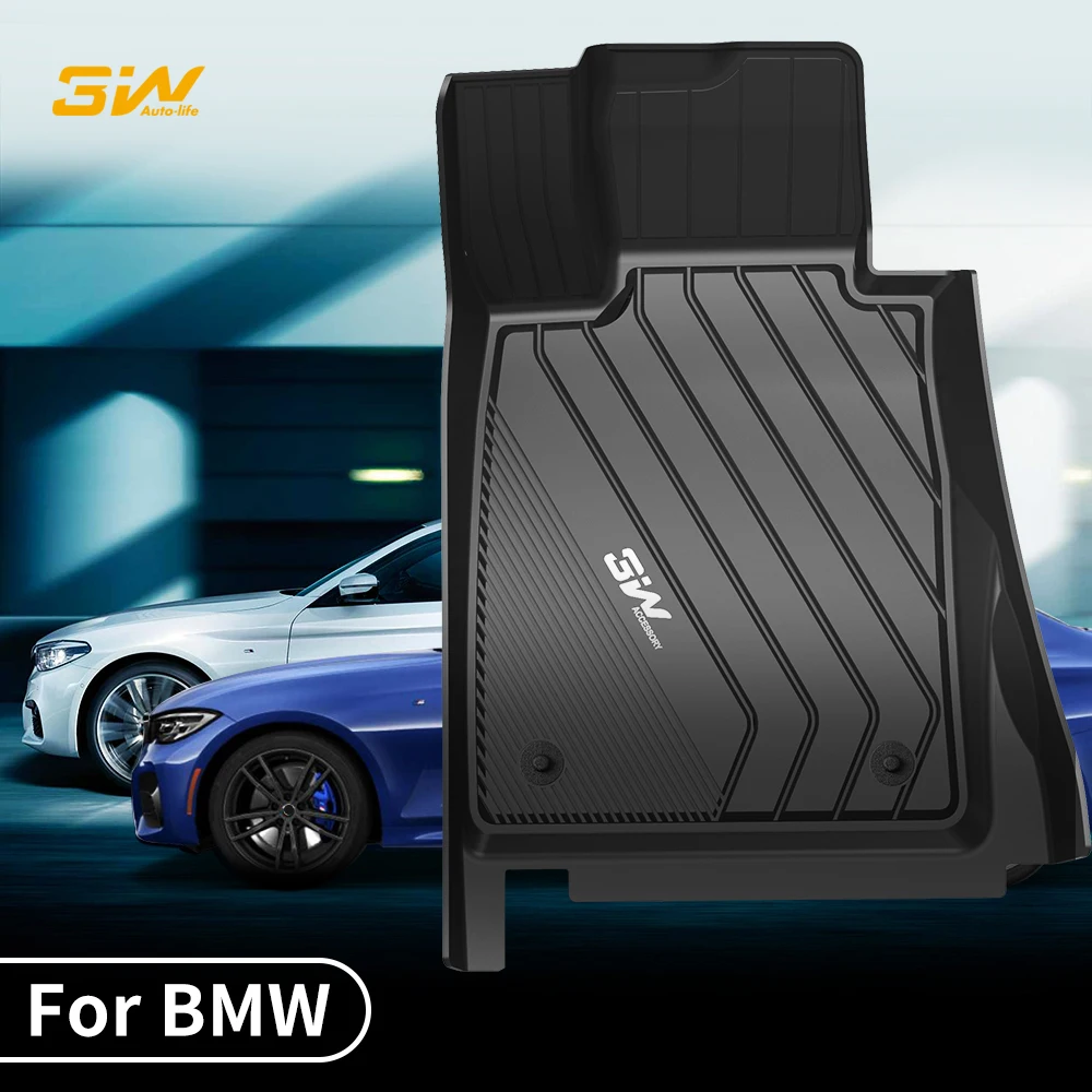 3W Full TPE Car Foot Mat for BMW-X1 X2 X3 NewX3 X4 NewX4 X5 NewX5 X6 X7 1i 2i 3i NEW3i 4i 5i IX3 M3 Special car floor mats