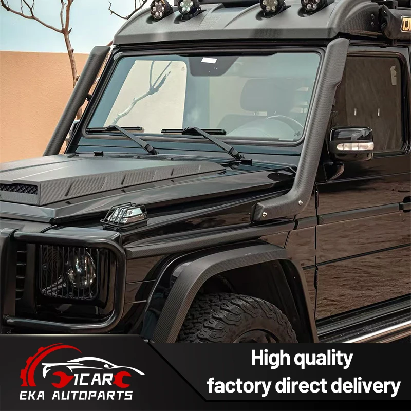 4X4 Off-Road Dry Carbon Fiber Snorkel Fits Mercedes-Benz G Class W463 1:1 High Quality Wading Air Intake Snorkel Decor Trim - view 2