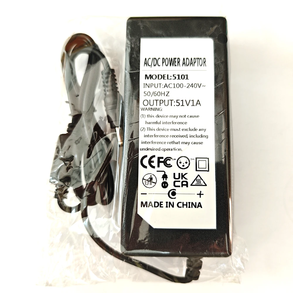 AC To DC Power Adapter 48V 51V 52V 54V 1A Converter Transformer Power Supply Charger For LED Strip