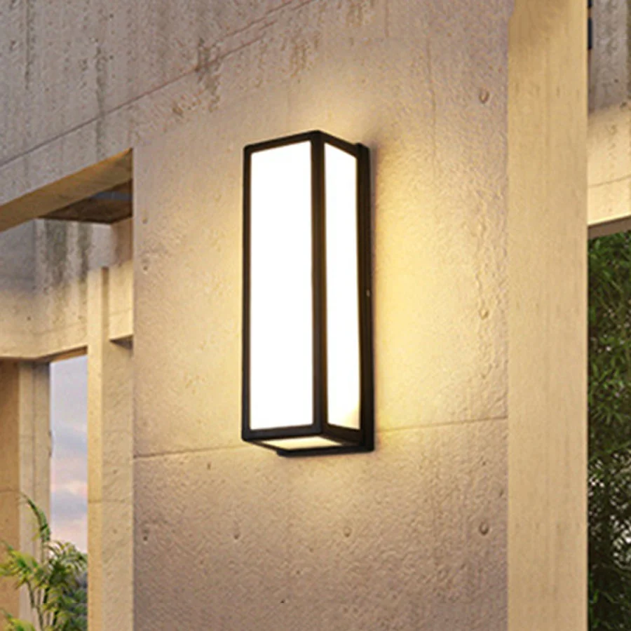 

18W 36W Waterproof LED Wall Lamp Aluminum Outdoor Garden Porch Wall Light Balcony Staircase Fence Entrance Door Wall Sconce