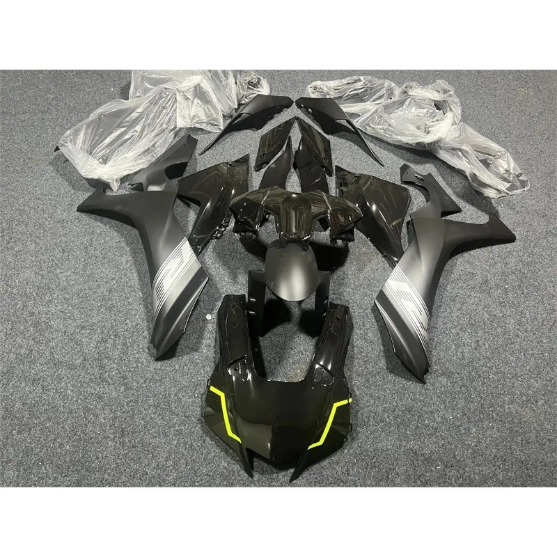 

Комплект обтекателя мотоцикла подходит для Yamaha R1 20-22 лет YZF1000 2020 2021 2022, флуоресцентный глянцевый черный, матовый черный