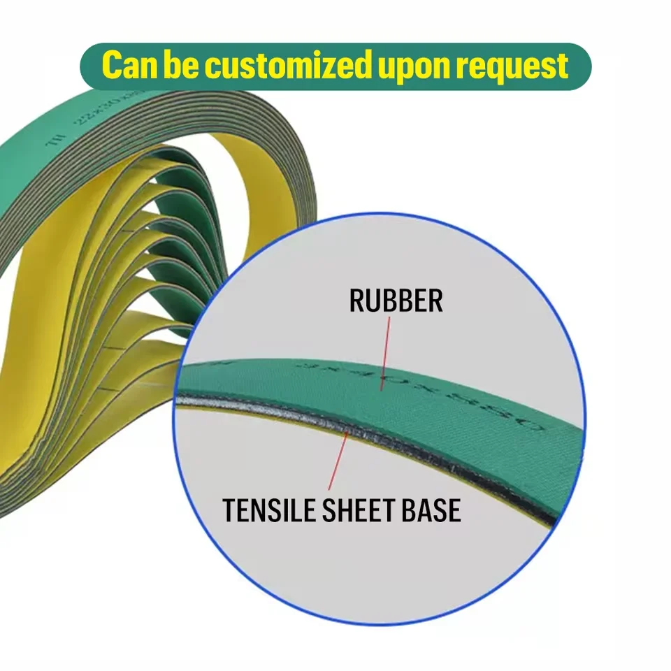 Customized Yellow-Green Nylon Sheet Base Band length 1400mm width 110mm thickness 3-5mm