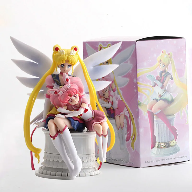 

Anime 14cm Sailor Moon Figure Tsukinousagi Figure Action Figurine Model Pvc Doll Girl Toy Collectible Children Christmas Gift