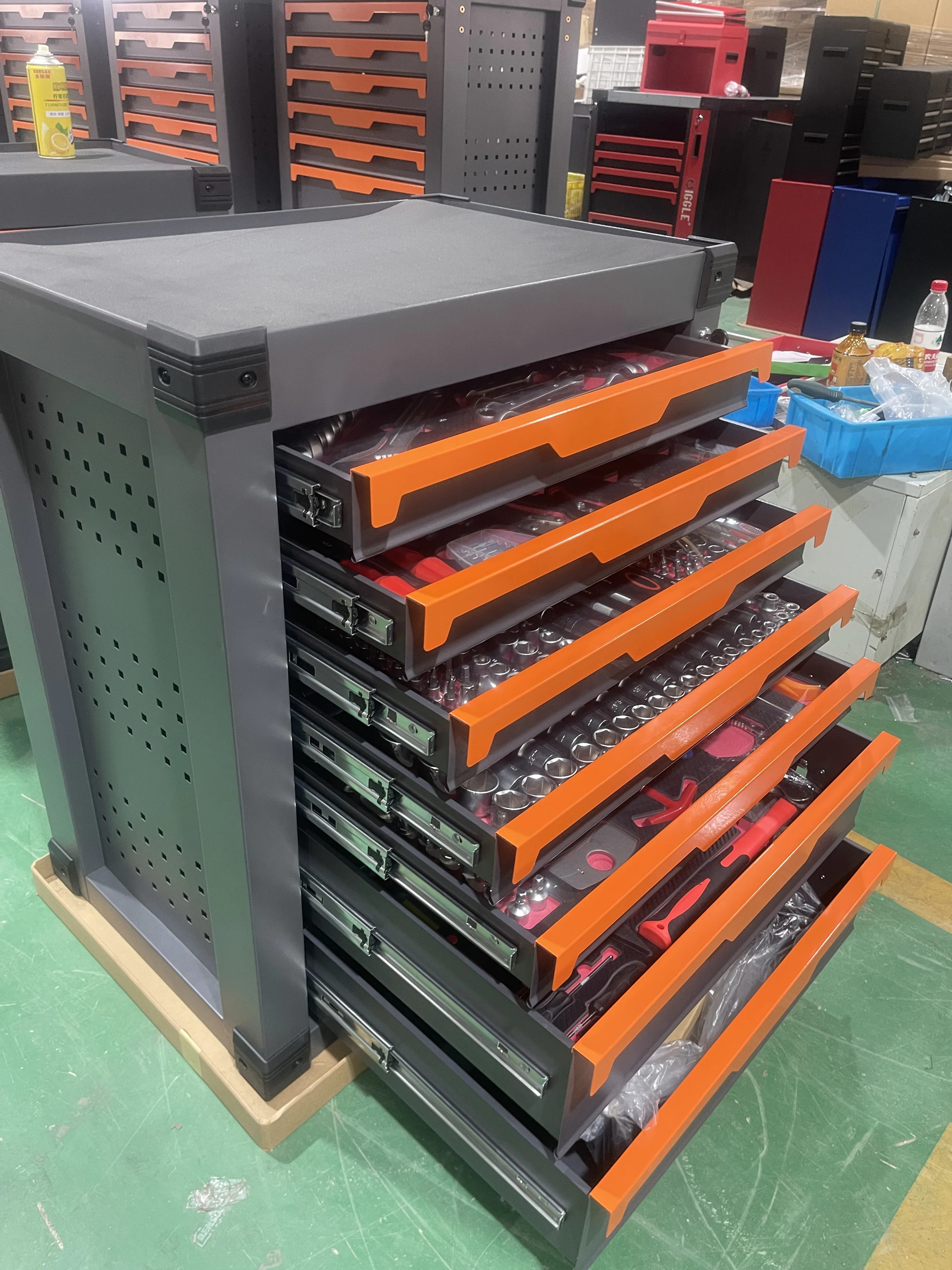 2026 Wiggle/Yizhe Mechanic 421 Pcs Tool Sets Box Garage Tool Chest