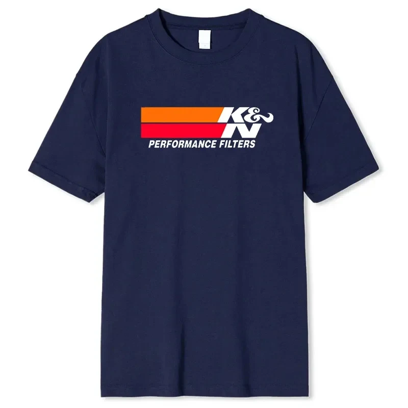 New K&N Air Oil Filter Intake Port Men's Retro T-Shirt Funny Harakuuku  Tee Male Cool Casual Summer Short Sleeve Tshirt