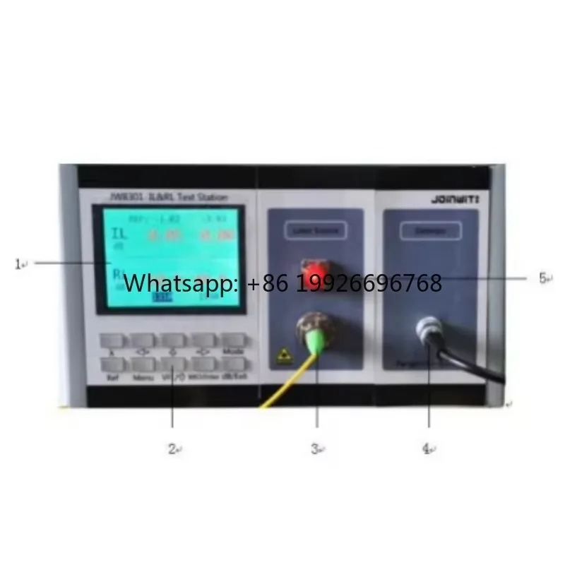 JW8301 Fiber Insertion Analysis High-Accuracy Return Loss Measurement Advanced Insertion Loss and Return Tester