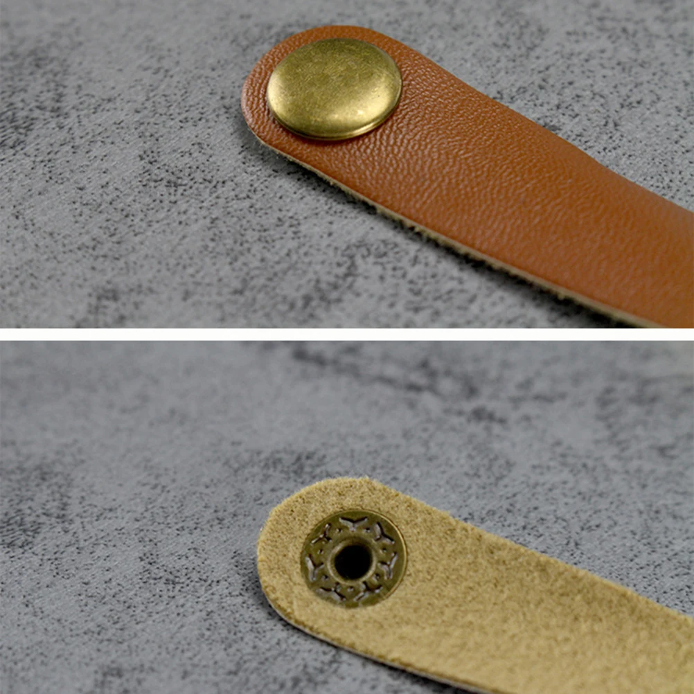 

20pcs Cable Organizer Pu Buckle Wire Holder Cord Winder Earphone Usb Cable Desktop Storage Tidy Office Home Use Dust