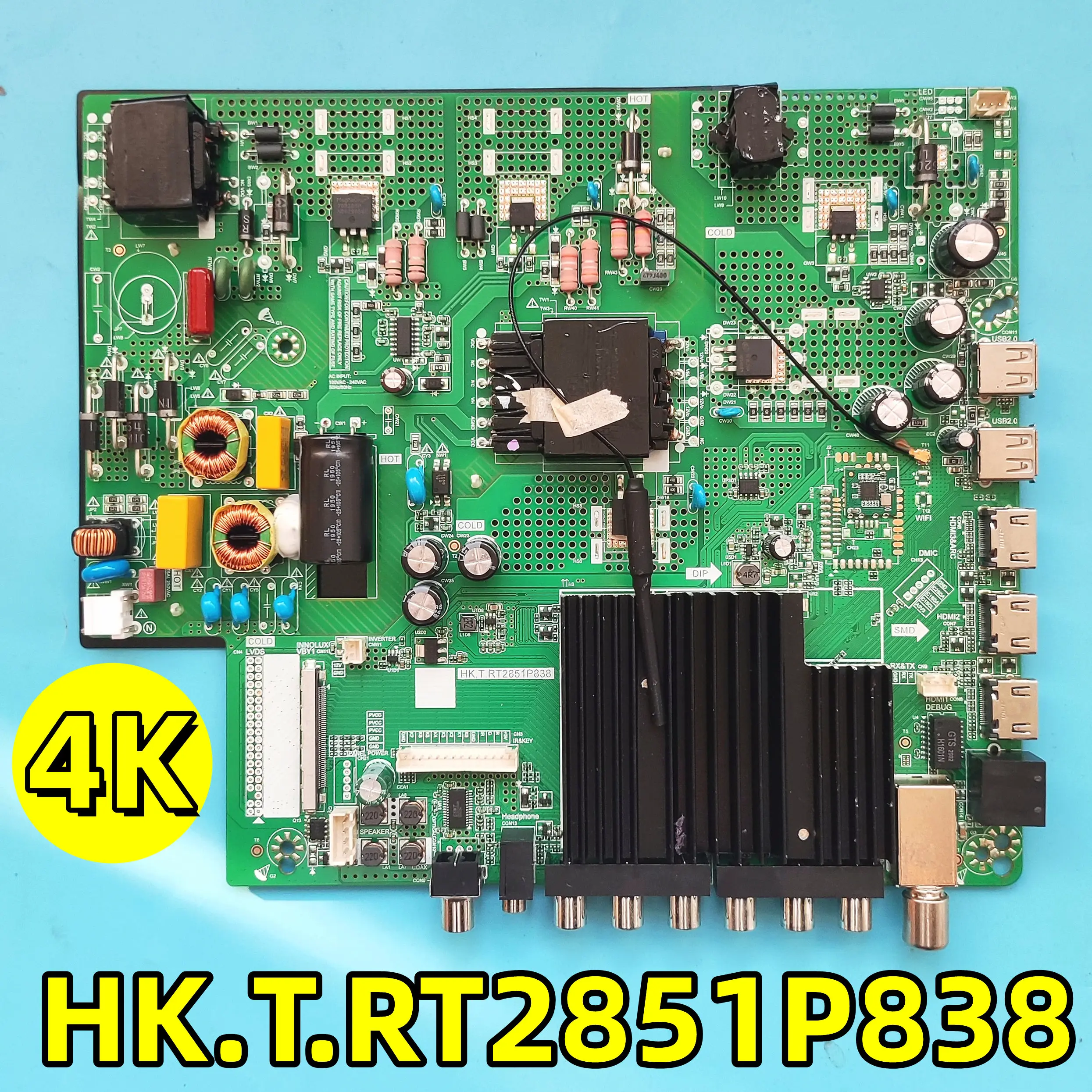 Free shipping! original Display Driver Board HK.T.RT2851P838 LCD TV BQ58SU01B A55HD300T2S LTV-5502 Network WiFi4K Main Board