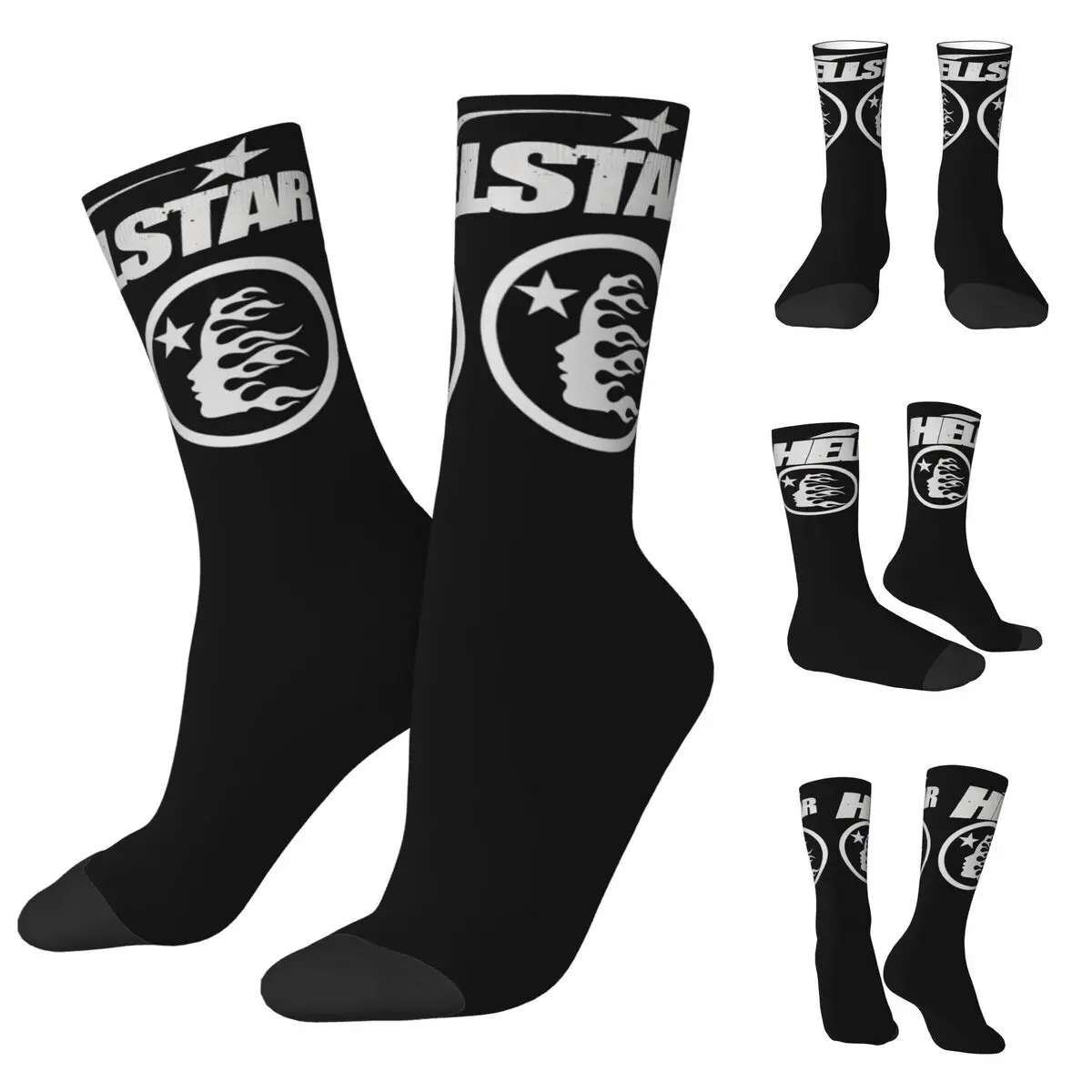 

THE Hell A star Men Women Socks,Motion Beautiful printing Suitable for all seasons Dressing Gifts