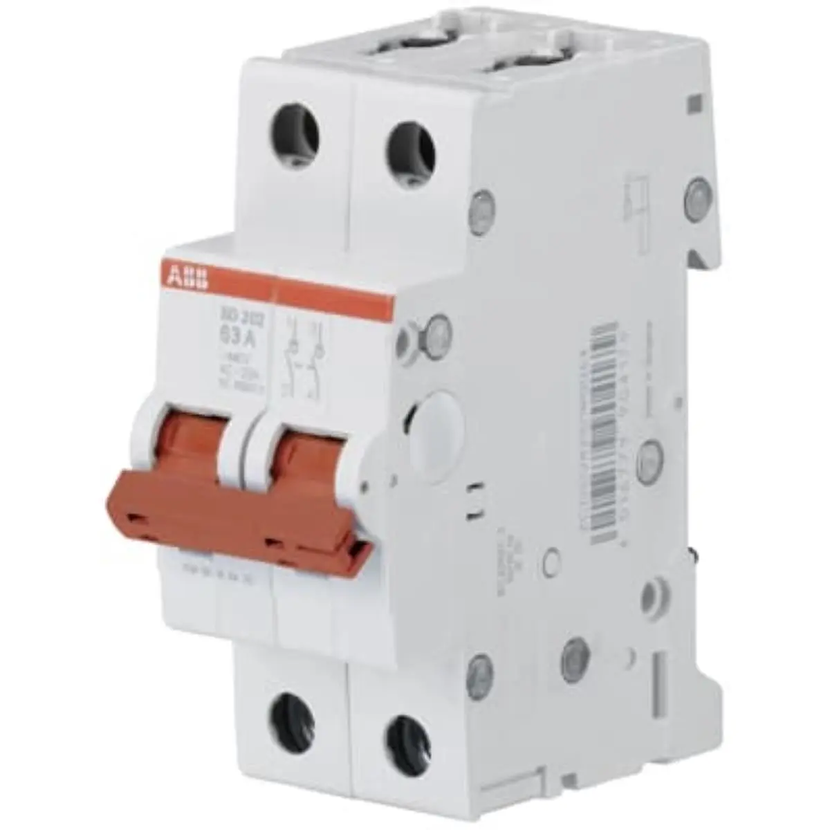 

SD202/63 10137290 2TAZ510200R0063 Switch Disconnector 2P 63 A