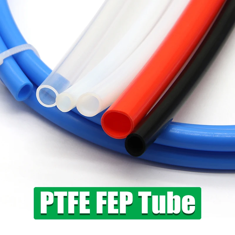 1/2/5/10M PTFE Tube ID 2.5mm x OD 4mm F46 Insulated Hose Rigid Pipe Temperature Corrosion Resistance 600V