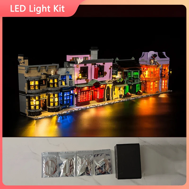 LED Light Set For 75978 Harry Potter：Diagon Alley compatible 7715 (Only LED Light, NOT Include The Model Bricks)