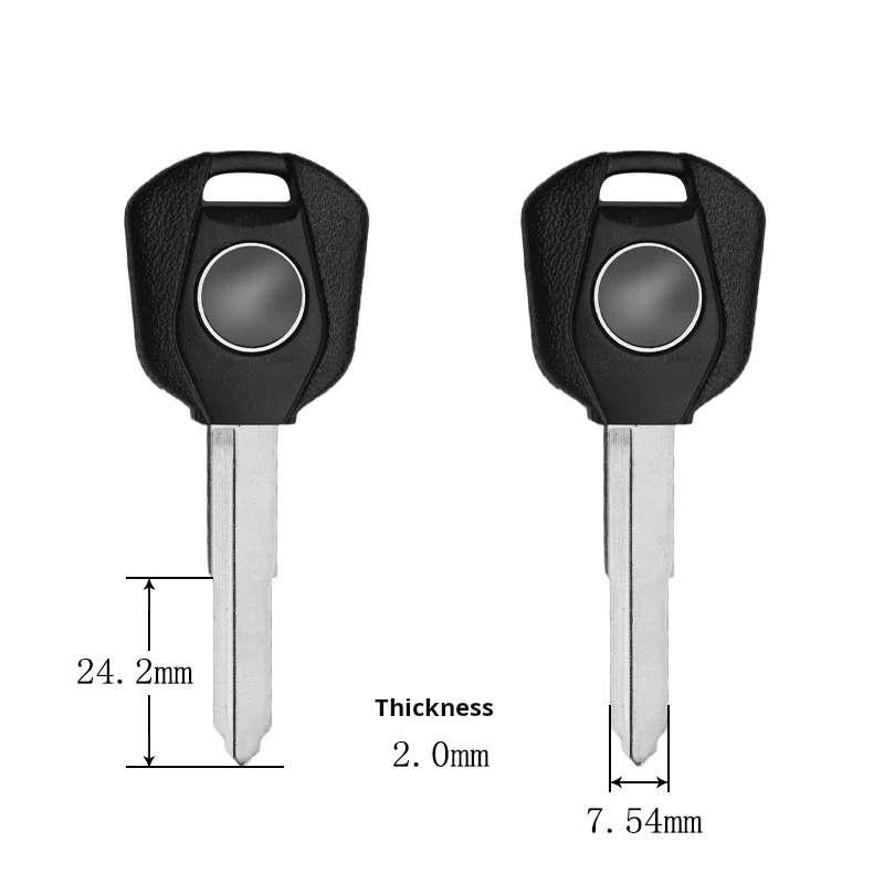 Clé de moto Honda, embryon de clé, puce antivol peut être placée, convient pour Honda CM500, CM300, CB400X, CB400F