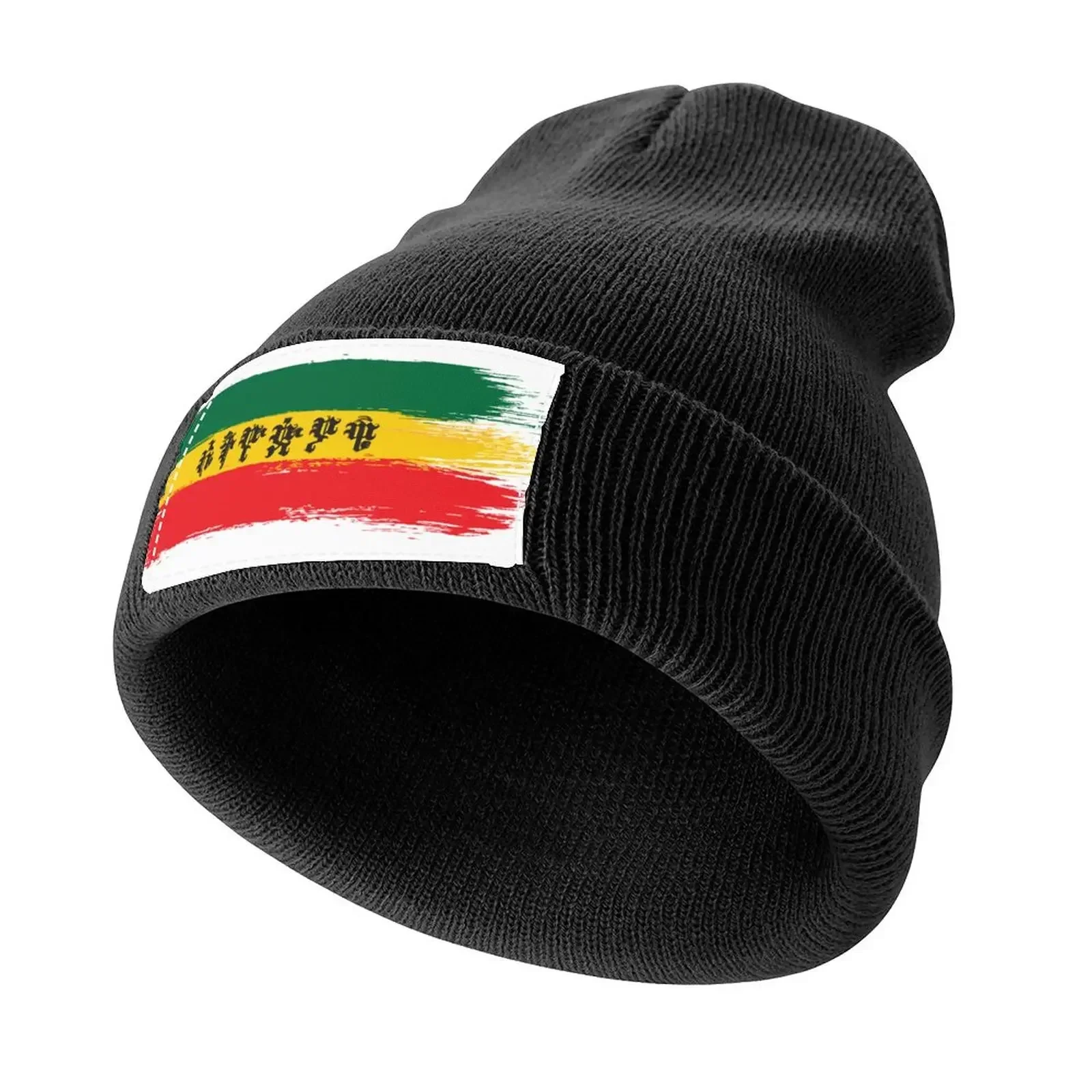 

Ethiopian, Amharic () Knitted Cap sun hat foam party Hat Beach Outing Thermal Visor Women's Beach Men's