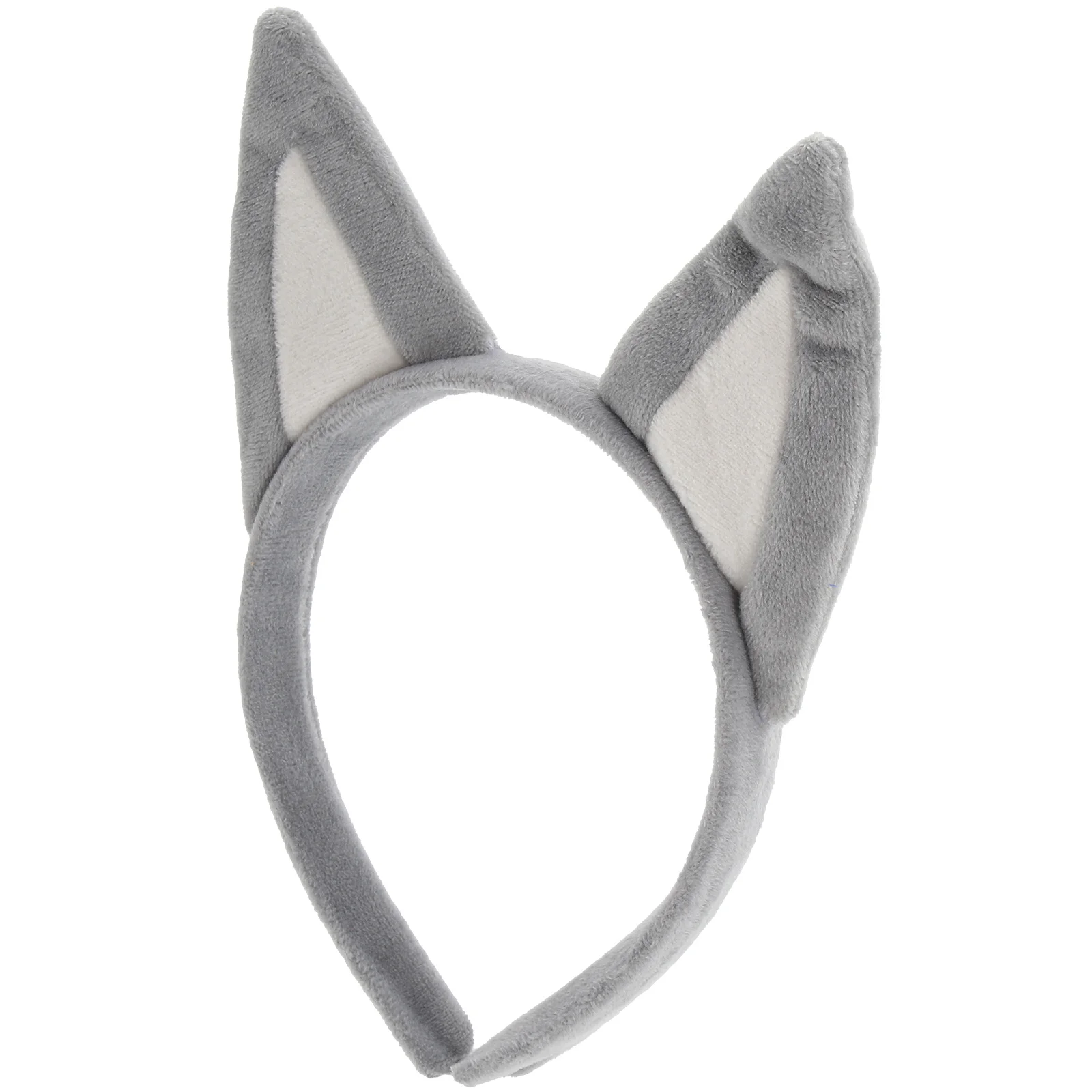 

Dog Ears Headband Gray Fabric Animal Halloween Costume Accessories Party Hair Tools Styling Dog Ears Headpiece