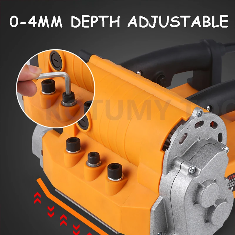 Wall Rough Planing Machine Dust-Free Shoveling Putty Cement Wall Planing Machine Old Wall Renovation Wall Planer 220V 2680W