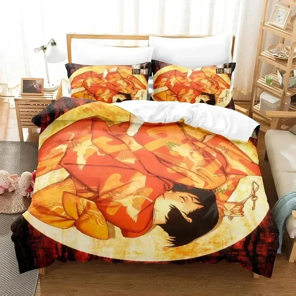 Anime Art of Satoshi Kon Bedding Set Duvet Cover Bed Set Quilt Cover Pillowcase Comforter king Queen Size Boys Adult