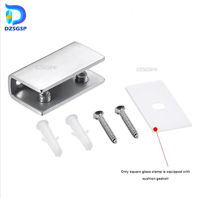 lengthen thicken Stainless steel plank Glass Clamp holder support