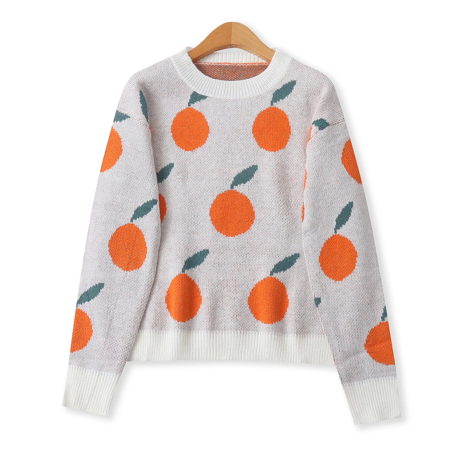 

Tie-Dye Knitwear Loose Long Sve Overhead Lazy Sle Autumn Winter New Women's Anti-Aging Clothing round Ne Sweater