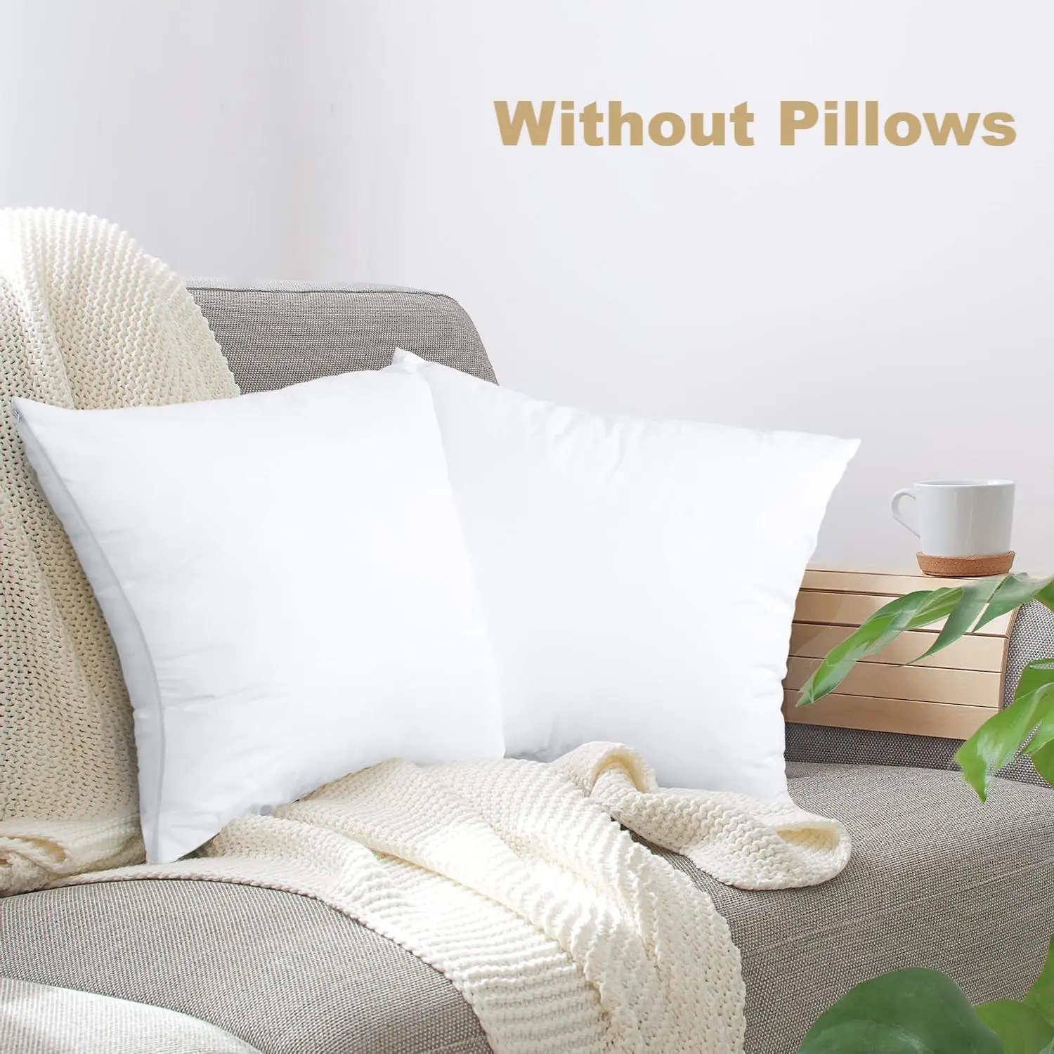 Smooth Waterproof Pillow Cover for Pillow Case Protector Allergy Pillow Case Anti Mites BedBug Proof Zipper All Sizes 1PC
