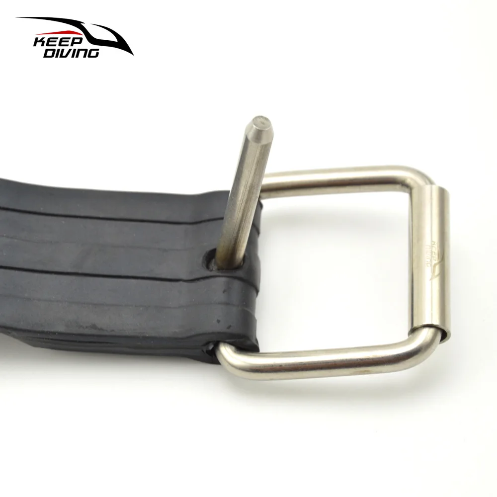 1,3 M/1,5 M/1,8 M Freitauchen Tauchen Gummi Gewicht Gürtel Mit Edelstahl RQuick Release Schnalle BCD Zubehör Tauchen Ausrüstung – Detail 5