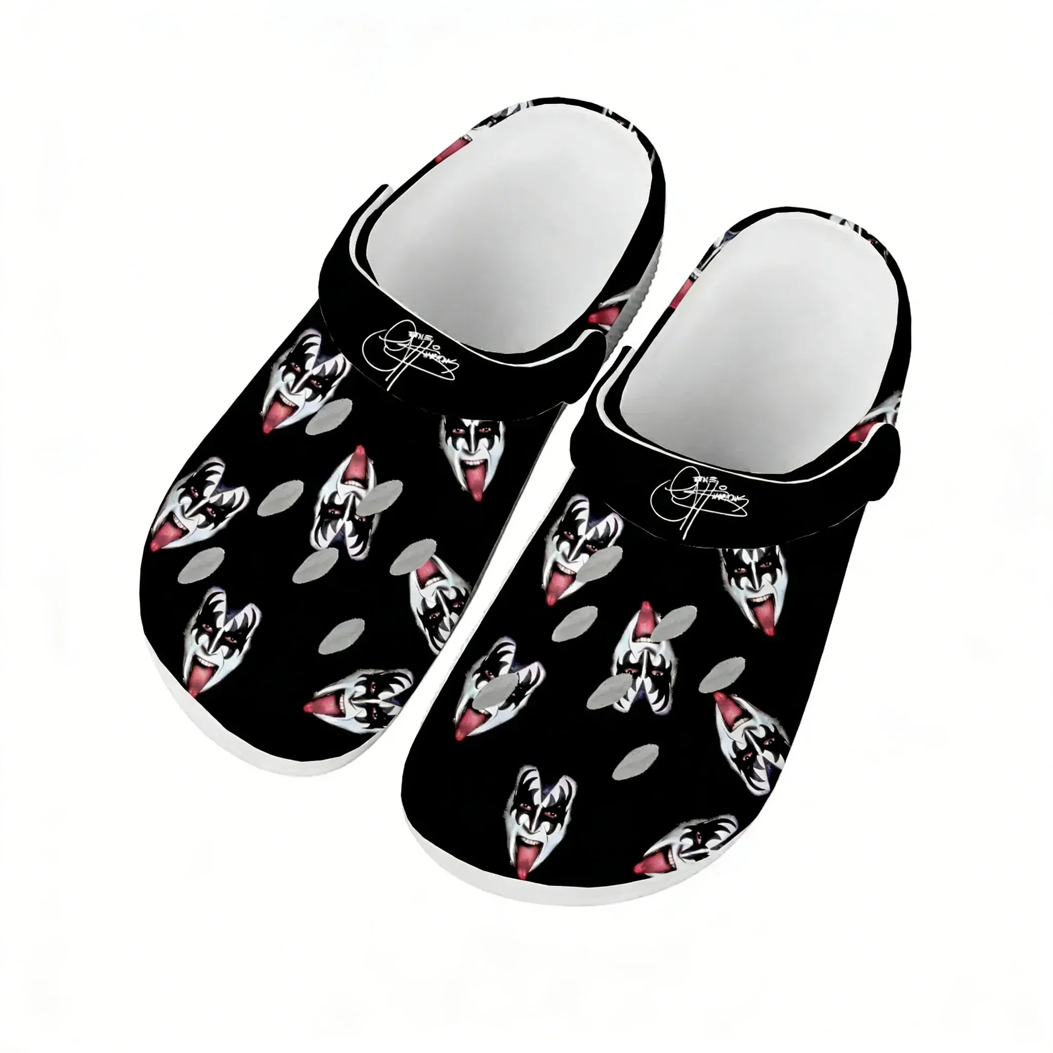 Gene Simmons Water Shoes High Quality Fashion Mens Womens Home Garden Clogs Customizd Sandals Beach Breathable Hole Slippers