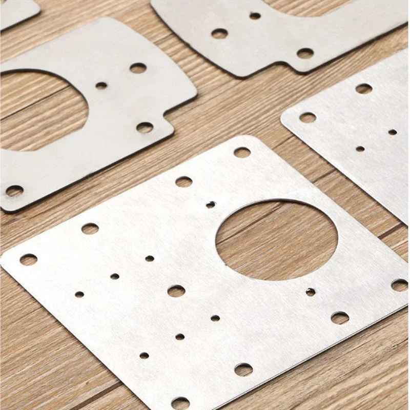 Hinge Repair Plate Kit for Cabinet Furniture Drawer Stainless Steel Table Cabinet Hinges Placa Para Bisagras Hardware Tools