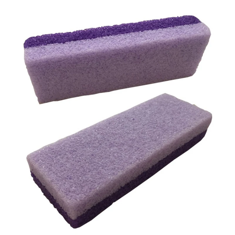 Pedra-pomes esponja para pele morta, Esfoliar Foot Scrubber, Removedor de pele morta, 3 PCs