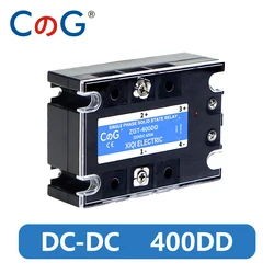 CG SSR-400DD 400A 220V 380V 600V Voltage Single 1Phase JGX DC Control DC Heat Sink 3-32VDC To 5-220VDC 400A DD Solid State Relay