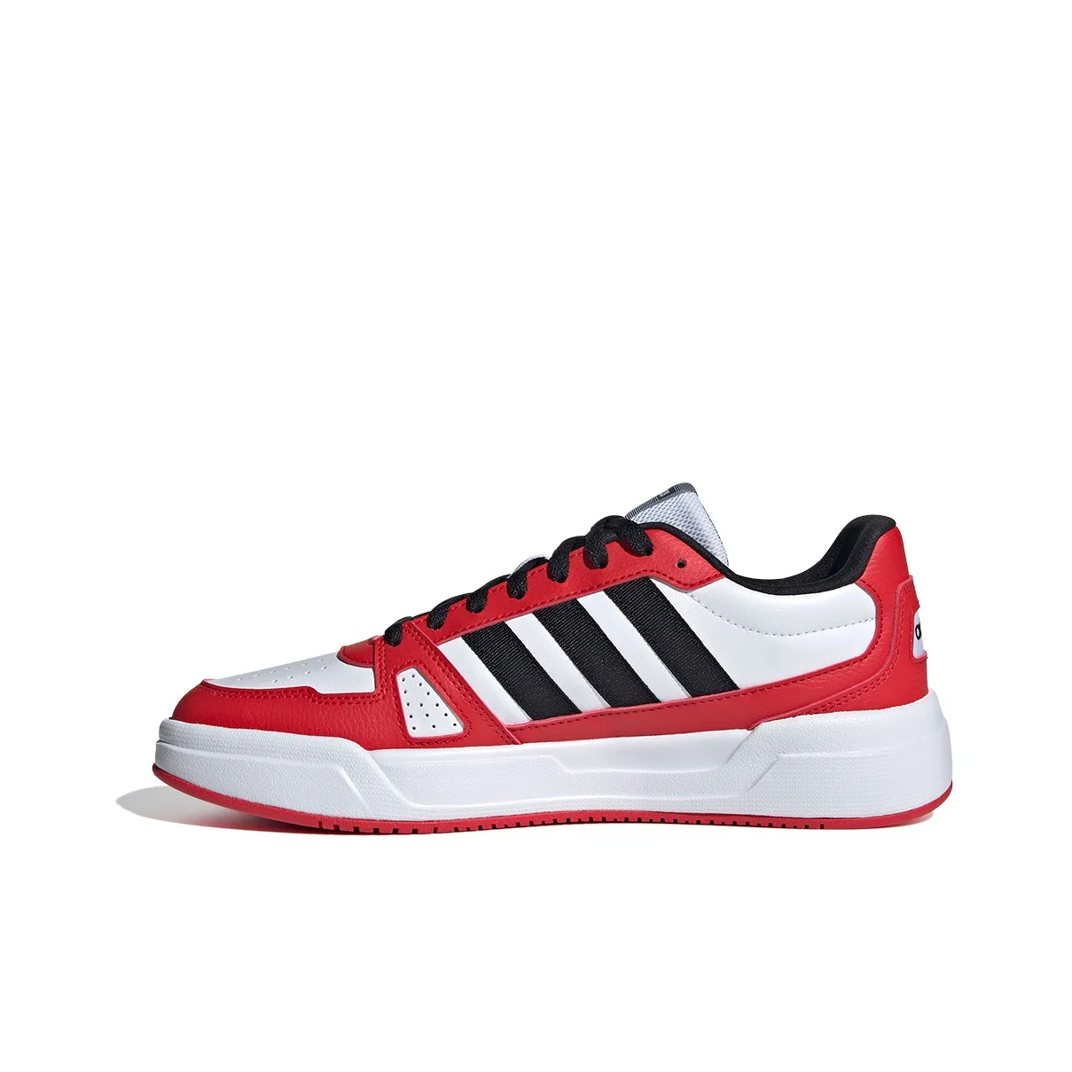 Adidas LITE BALLER Thin Sole Classic Athleisure Skate Shoes Unisex Red White JR5226