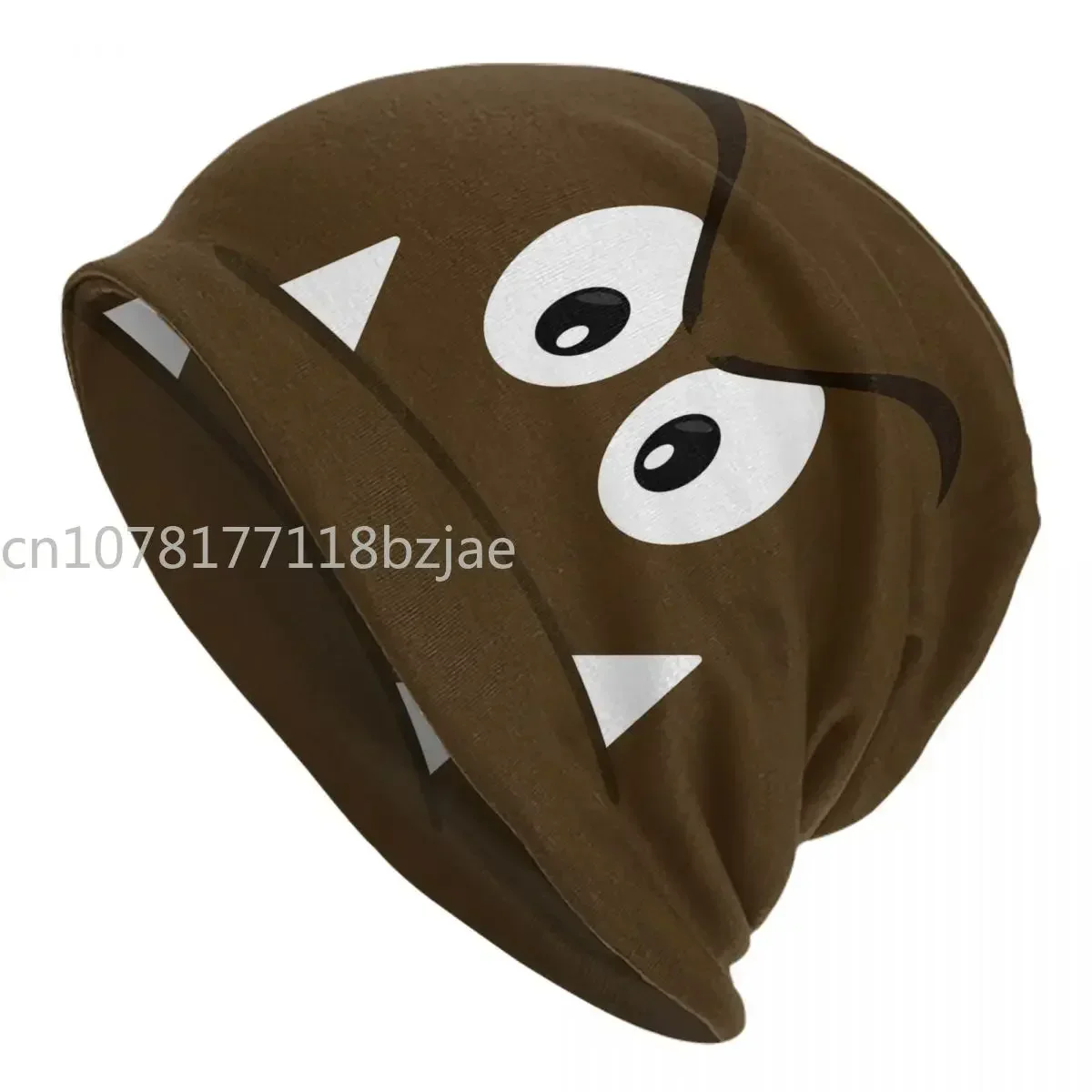 Cartoon Game Goomba Face Bonnet Hat Knit Hat Men Women Hip Hop Unisex Winter Warm Beanies Cap