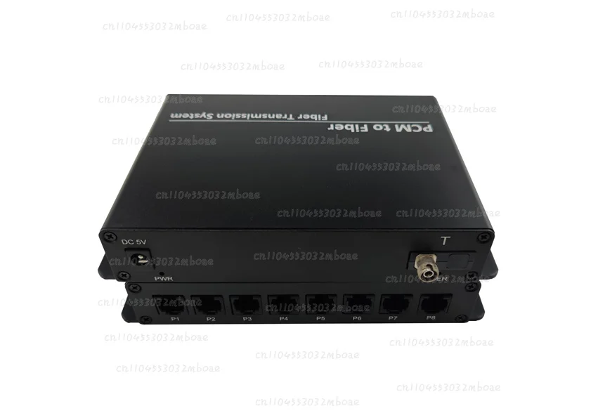 8 Channel   Multiplexer Fiber Optic To Rj11 Pots Converter Fxs/Fxo Voice Over Fiber Converter