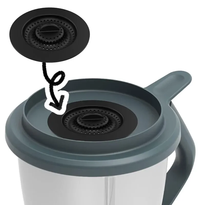 Protector contra salpicaduras de silicona para Thermomix Tm6/tm5/tm31 Monsieur Cuisine Mc Smart/mc Trend/mc conectar piezas de colador herramienta de cocina 1/2 piezas