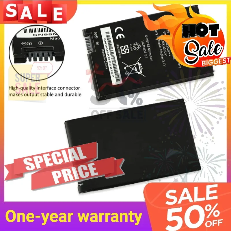 SWZY MKD35UP 3.7V 580mAh For BMW X3 X4 X5 X6 X7 530Le 730 740 745 760LI 9442976-01 1ICP3/37/57 D-80788 6814351 Remote LCD Key Ba