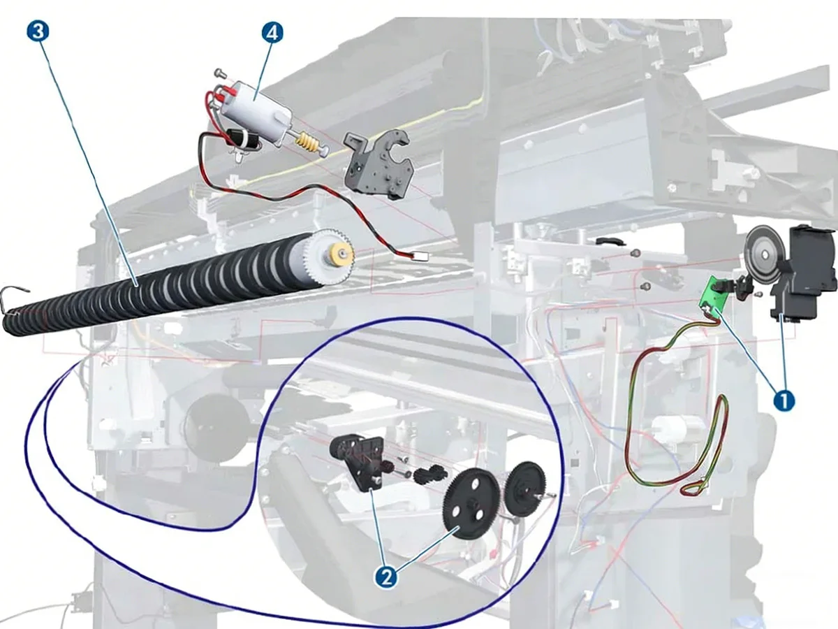 Q6652-60123 Drive roller encoder kit 60