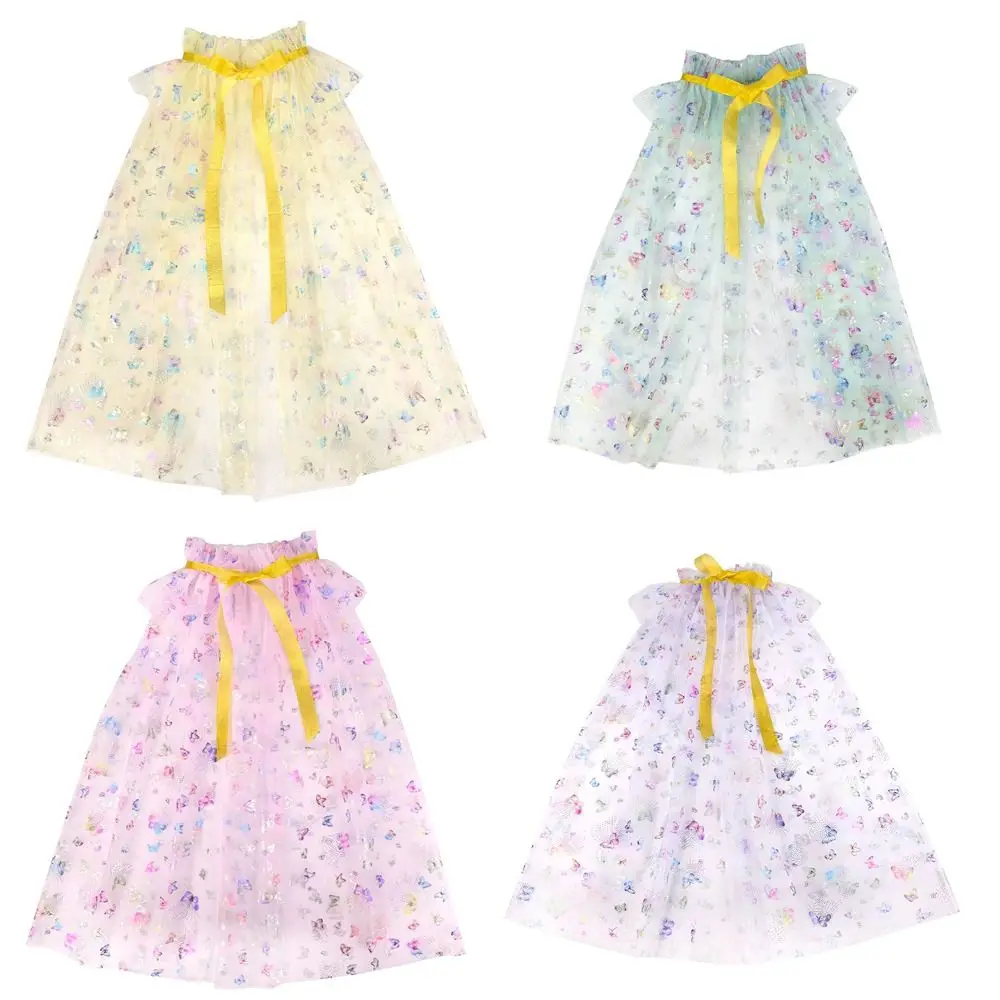 Nova alta qualidade lantejoulas meninas princesa capa bonito malha elegante vestido capa doce cosplay crianças traje manto festa de carnaval