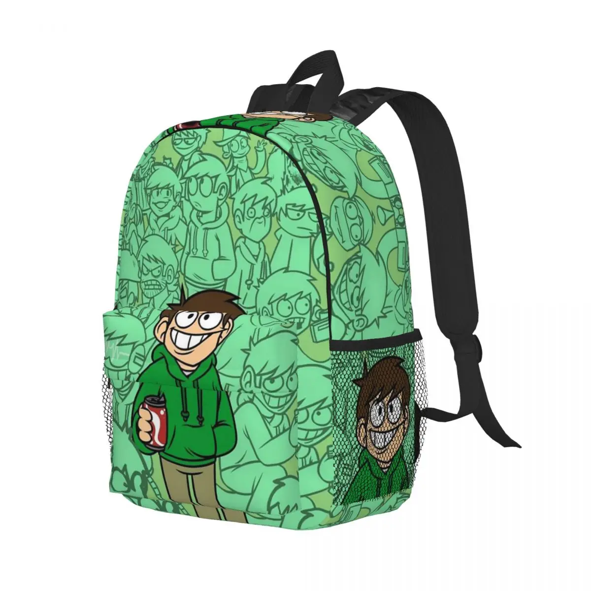 

Eddsworld Anime Cartoon Backpack Student Boys Girls BookBag Children School Bag Laptop Shoulder Bags for Men Women
