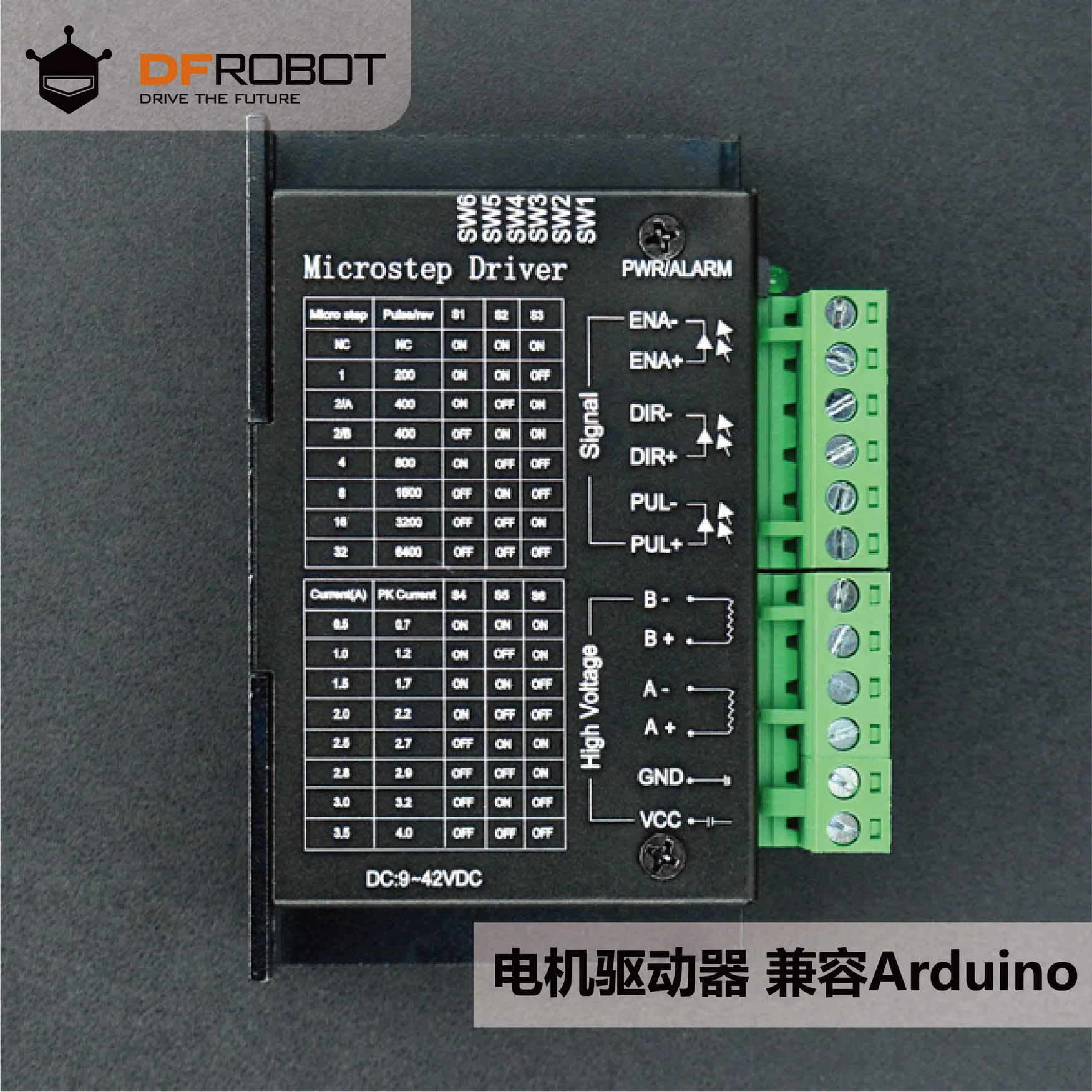 

DFRobot TB6600 Stepper motor to drive the Stepper motor is compatible with the Arduino