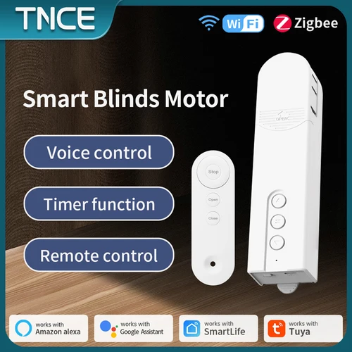 TNCE Tuya チェーン電動ローラー、WIFI Zigbee シャッター ブラインド シェード ドライブ モーター、スマート ライフ アプリ、音声 by Alice Alexa Google ホーム