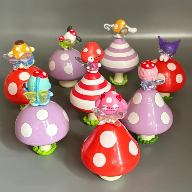 Kuromi Anime Kawaii Sanrio familia colgante de escritorio lindo dibujo animado My Melody muñeca encantadora decoración juguetes de cumpleaños regalo para niñas