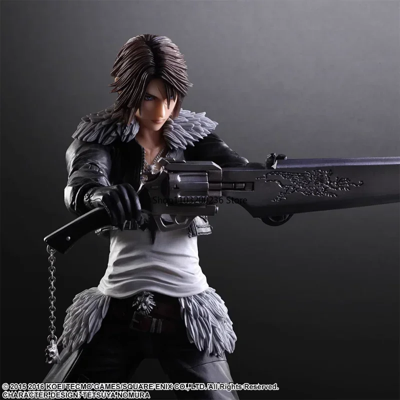 Original SQUARE ENIX PLAY ARTS Final Fantasy VIII FF8 Squall Leonhart Action Figure Active Joints Model Collectibles Gift