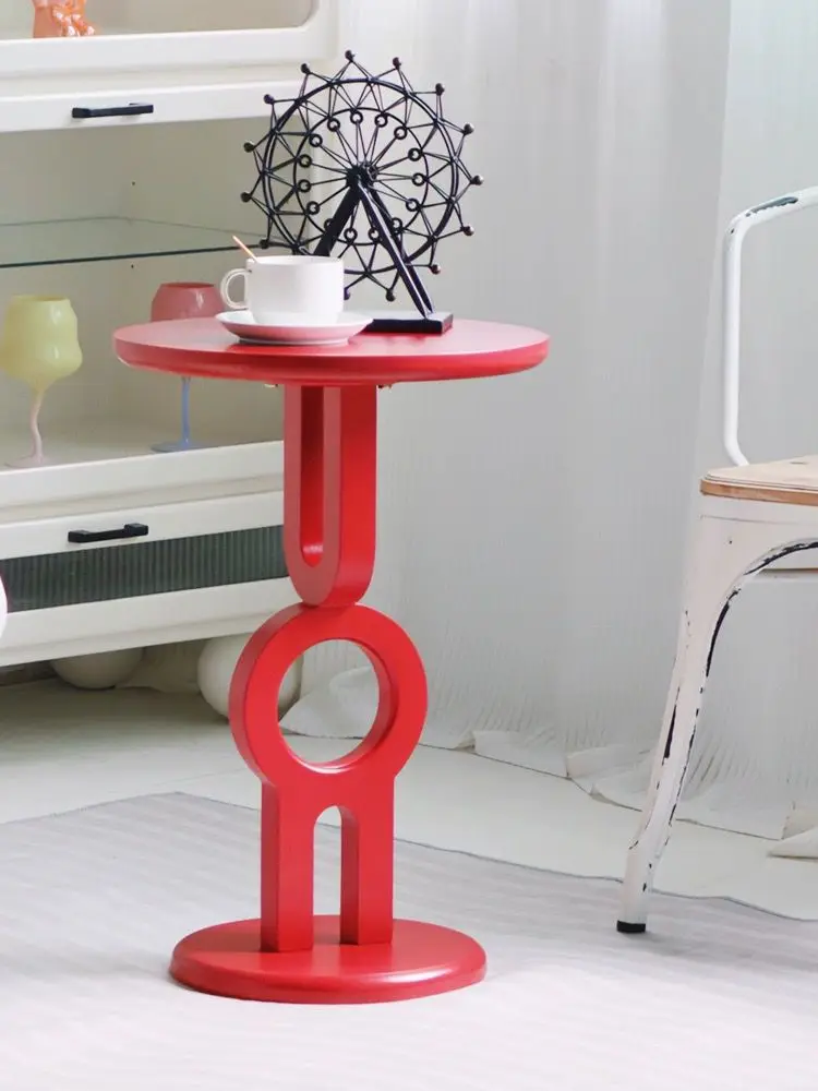 Nordic Coffee Table Circular Small Side Table Sofa Side Table Small Coffee Table Living Room Corner Table Dopamine Small Round T