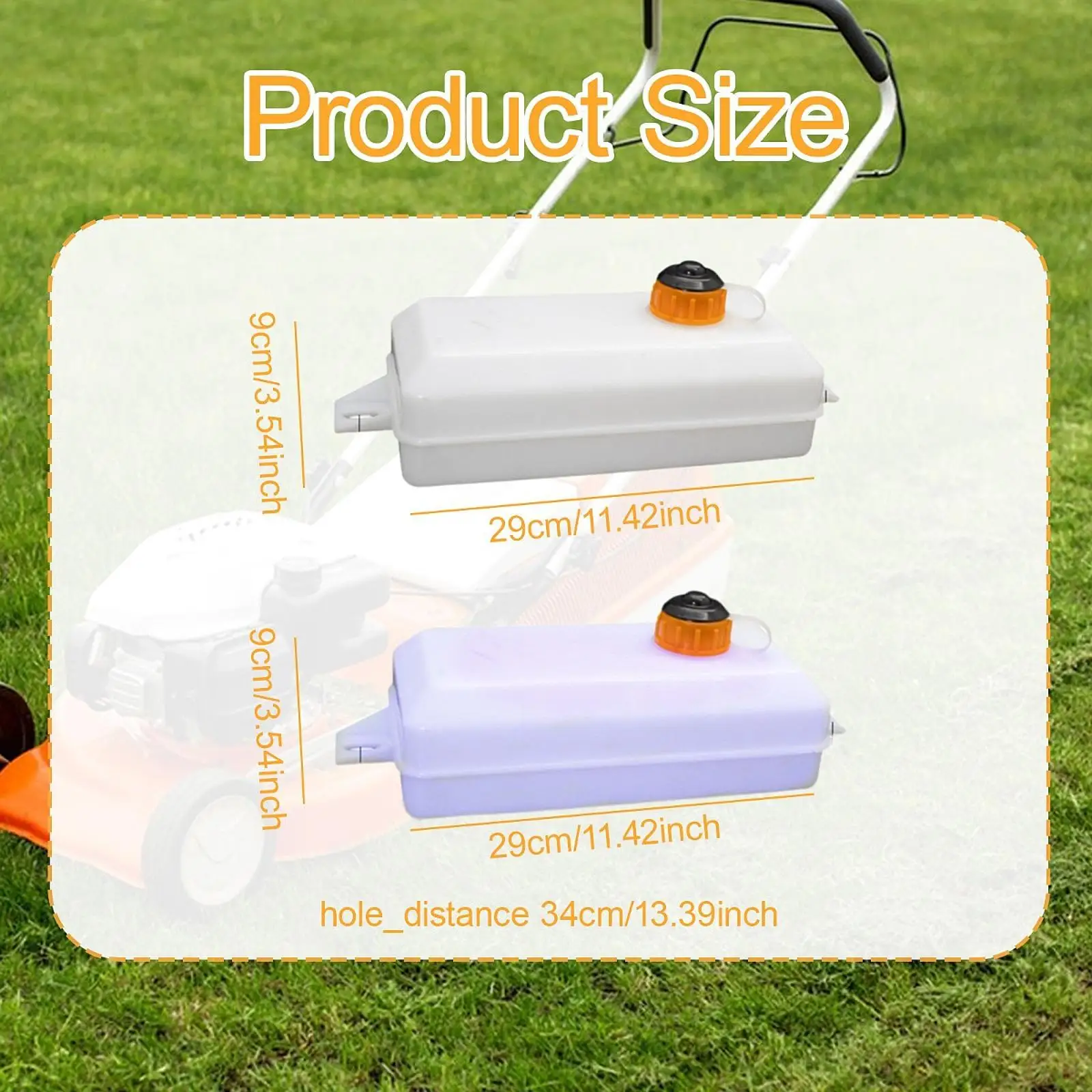 Impact Rammer Tank Large Thickened High Performance Oil Box Replacement Gas Tank Gas Canister for Cutter Mower Trimmer
