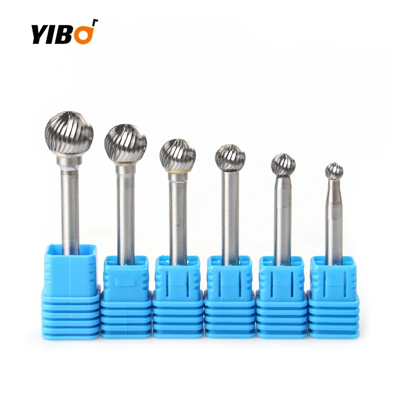 Carbide Alloy Rotary File Tool D Type Head Tungsten Point Burr Die Grinder Abrasive Tool Drill Milling Carving Bit