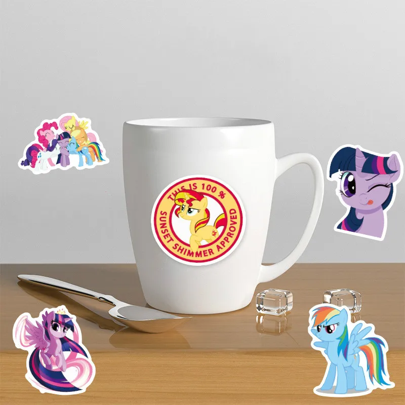 50Pcs Pony Stickers Cute Cartoon Stickers Mobile Phone Cup Notebook Waterproof Decorative Hand Account Stickers image 2