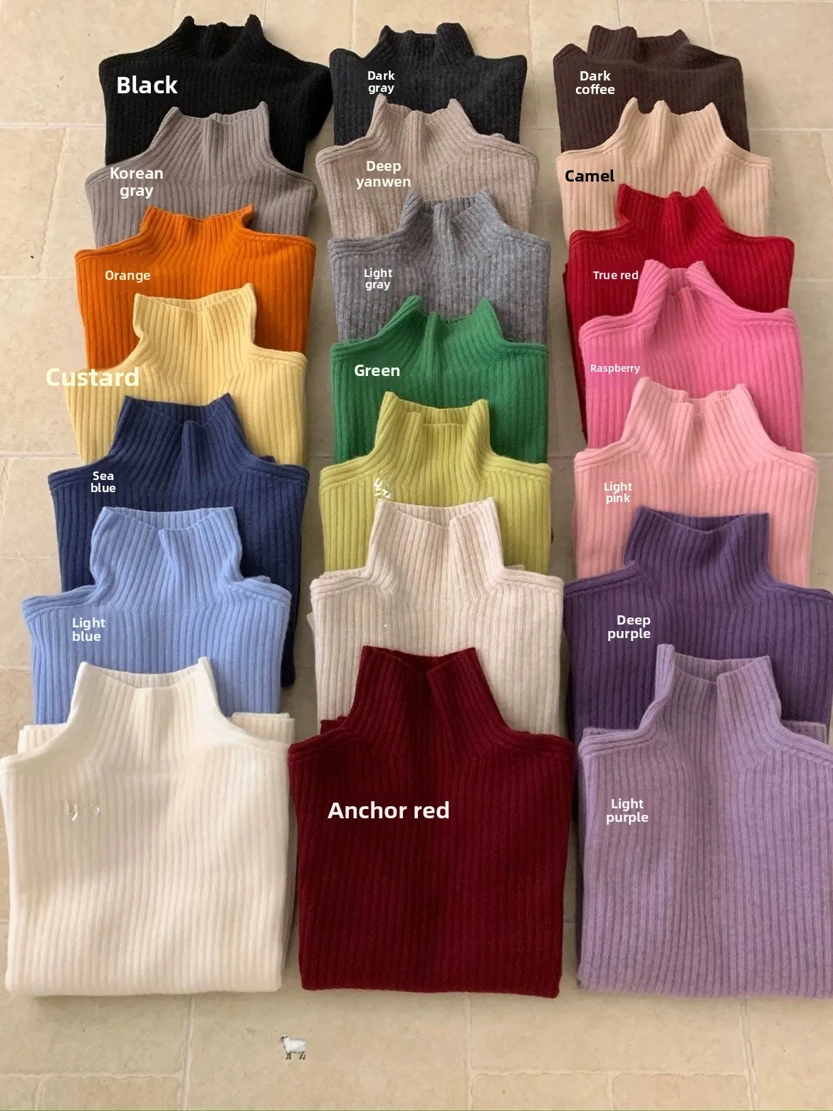 

Лилианский универсальный трикотаж High Ne, полностью шерстяной клетчатый эластичный базовый слой, повседневный вязаный свитер Long Sve на осень и зиму