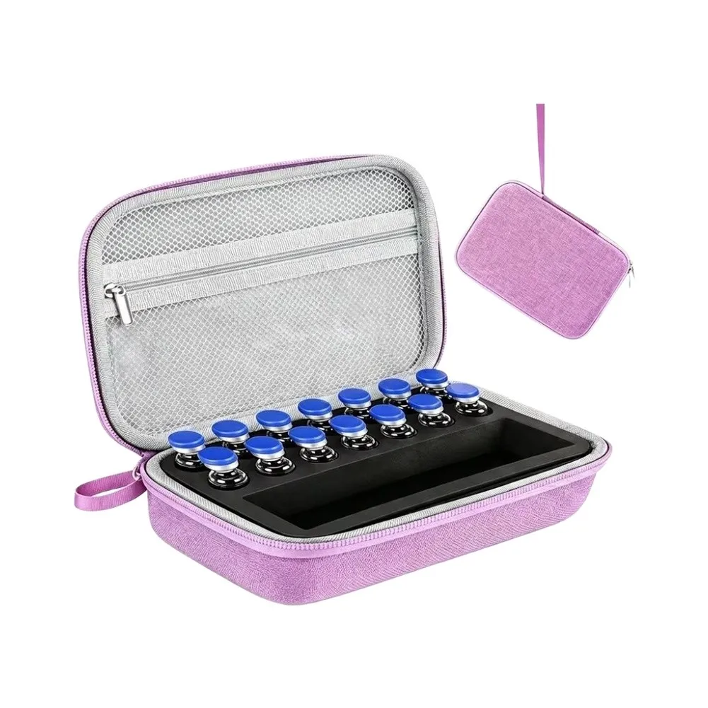 Peptide Storage Container Fabric EVA 20x13x5cm Travel Vial Holder for For medication Peptides Refrigerator Storage