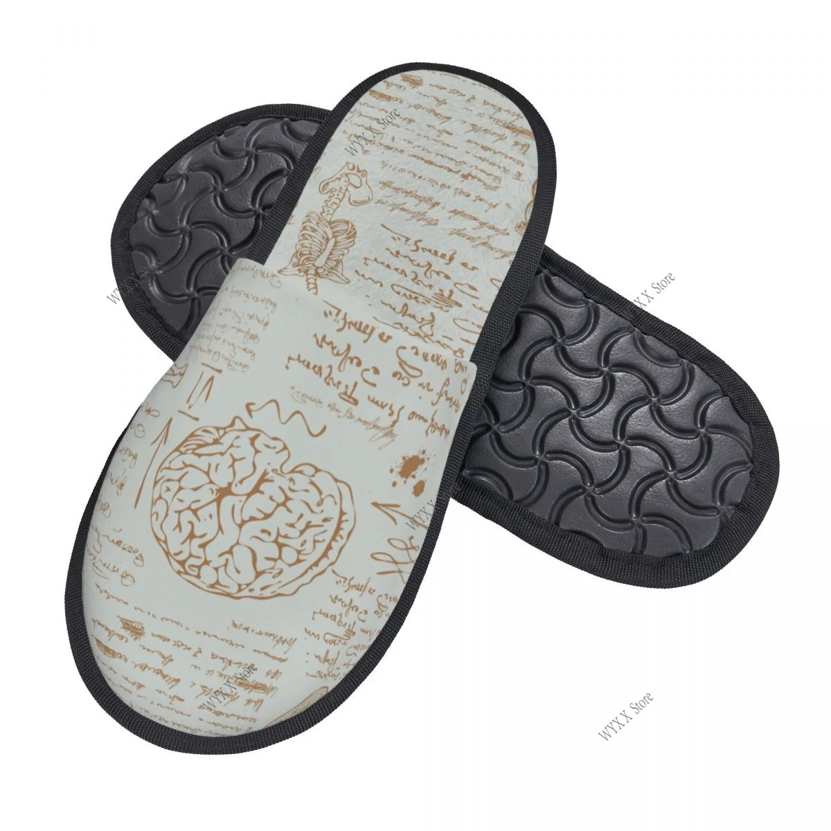 Fur Slipper For Women Men Fashion Fluffy Winter Warm Slippers Skull House Shoes