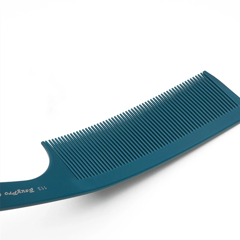 1/3PCS Black Flattop Hair Cutting Comb Heat Resistant Hair Cutting Tool Hairdressing Hair Stylist Salon Carbon Antistatic Combs