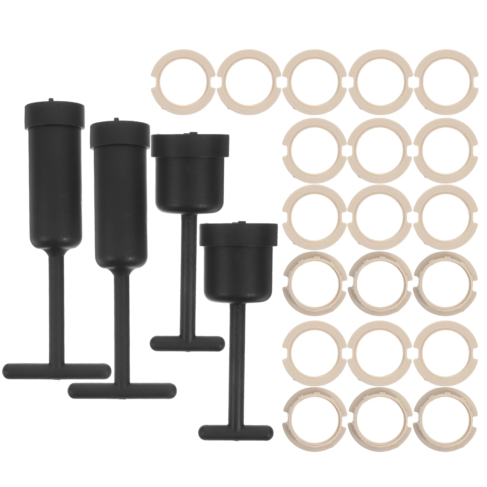 

24pcs Lamp Shade Bracket Adapter G9 Socket Rings Tool Quick Installation Holder Replacement Threaded Sleeve Lighting